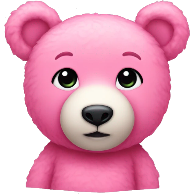 pink teddy bear emoji
