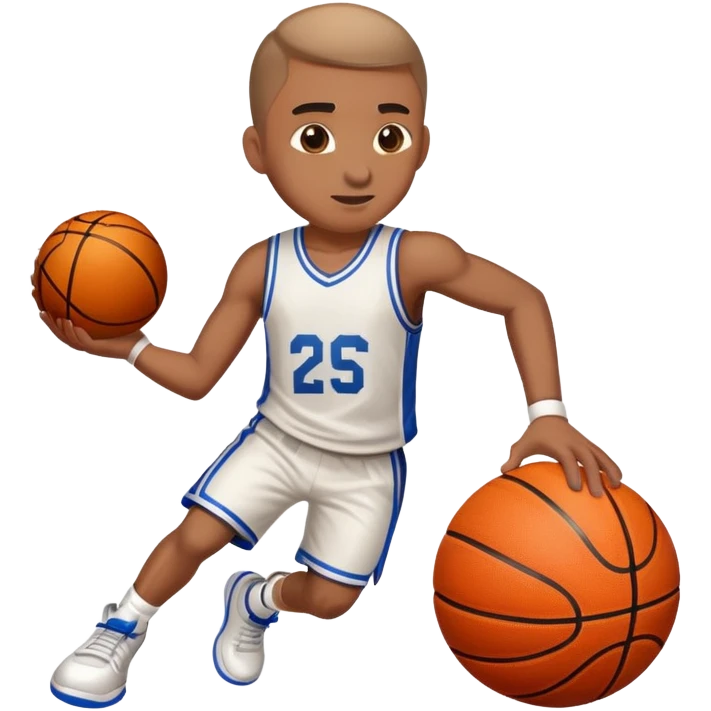Bryan playing basketball emoji