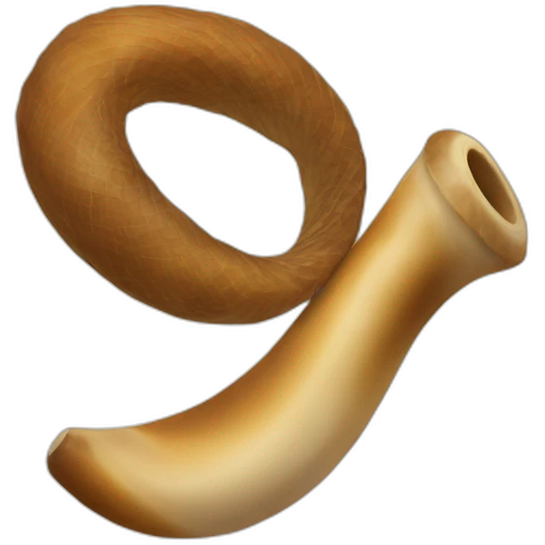 twisty shofar emoji