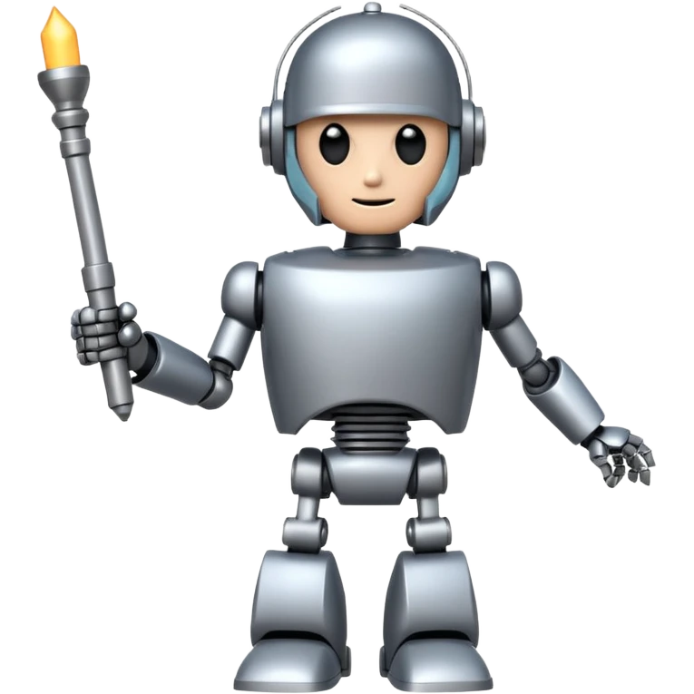 Robot Maestro Conductor emoji