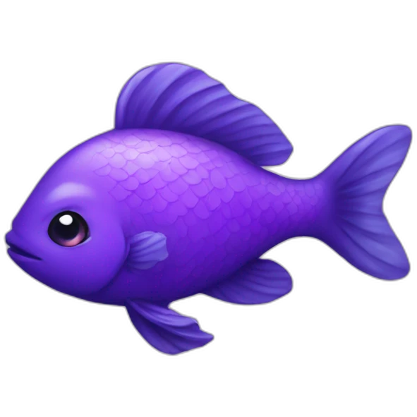 Pisces purple emoji