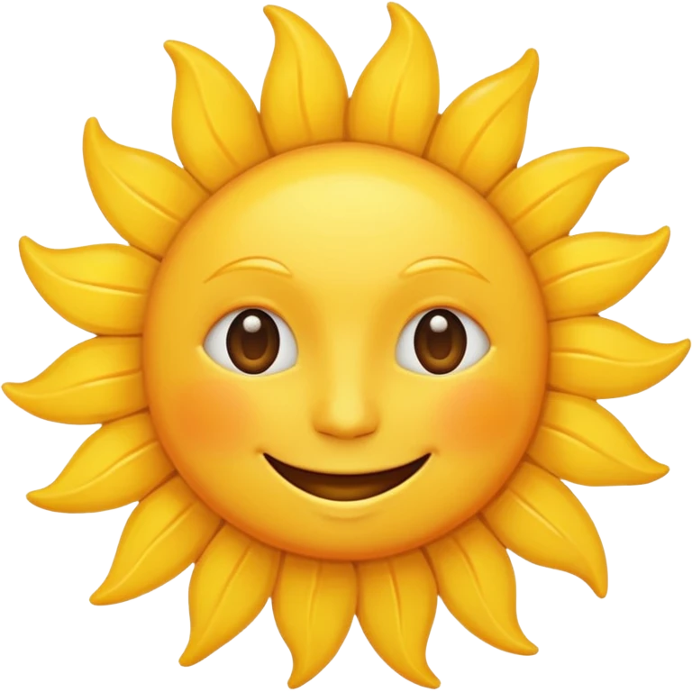 sun with face emoji