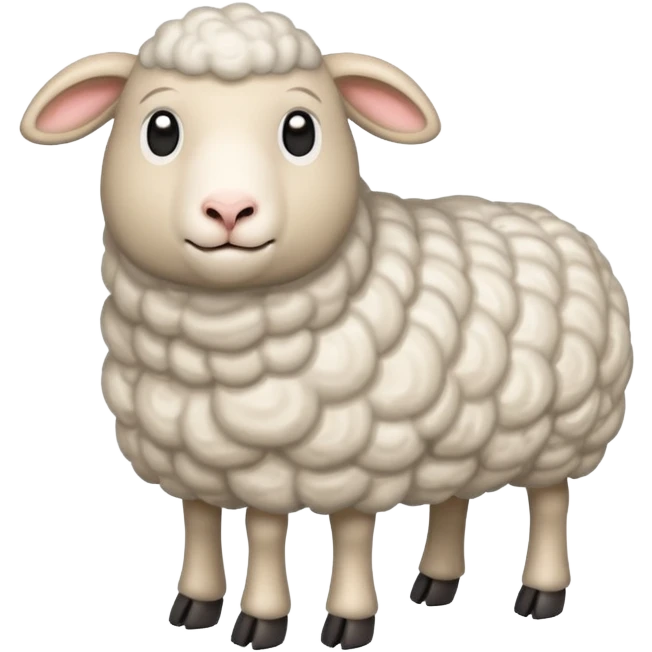 sheep standing emoji