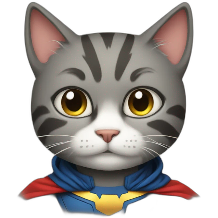 superhero cat emoji