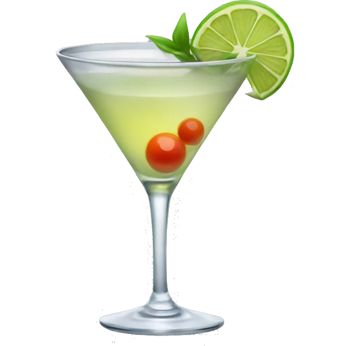Cute martini  emoji