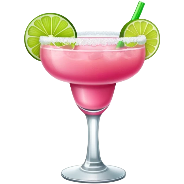 Pink margarita emoji