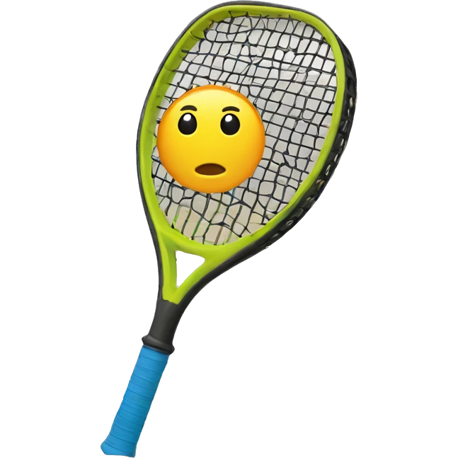  THE REAL beach tennis racket emoji