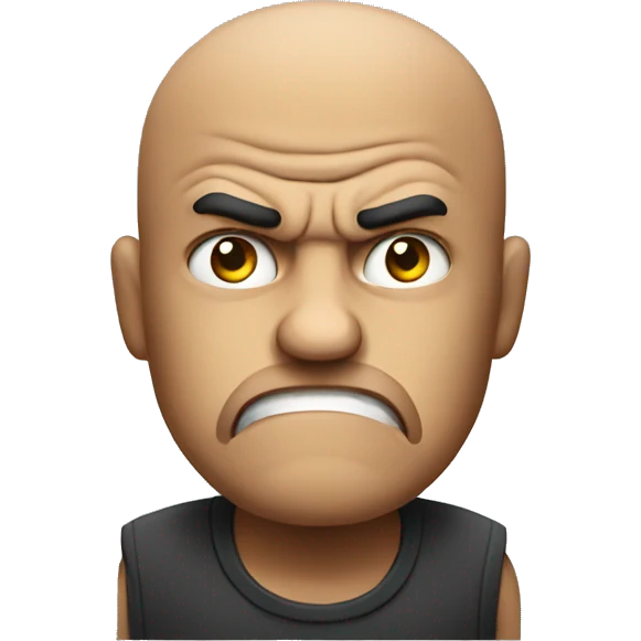 angry man emoji