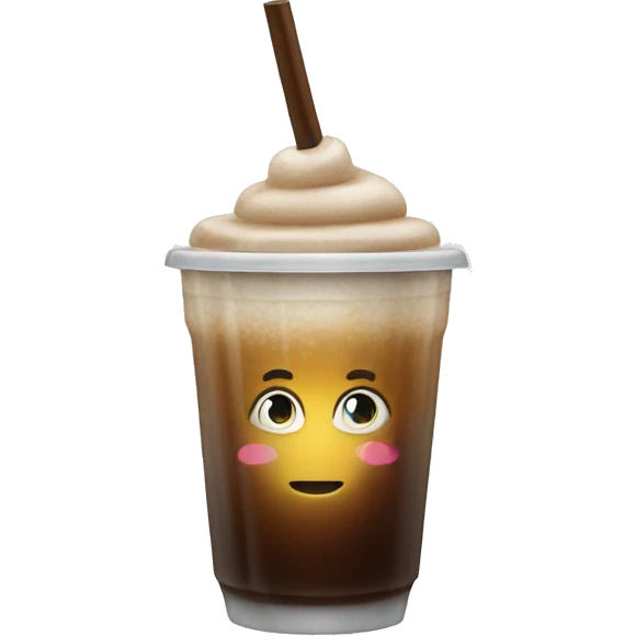 Ice coffe emoji
