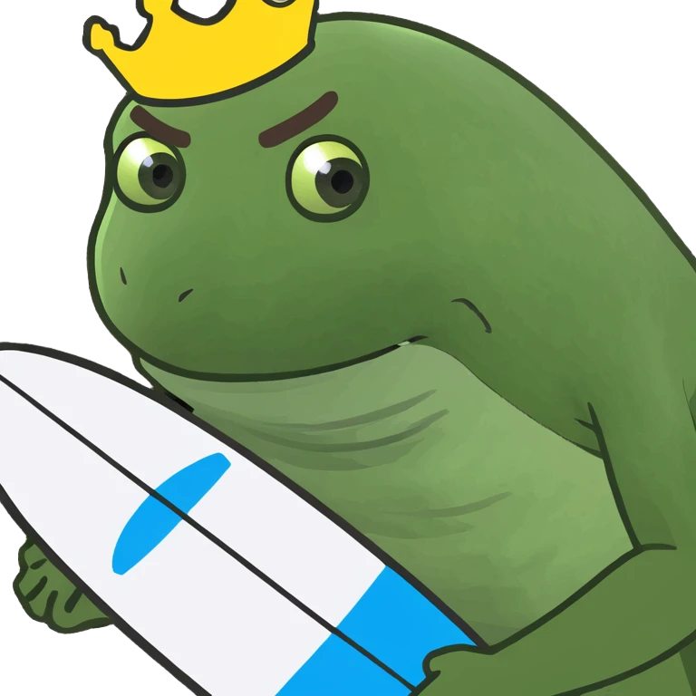 Person surfing and playing clash royal emoji
