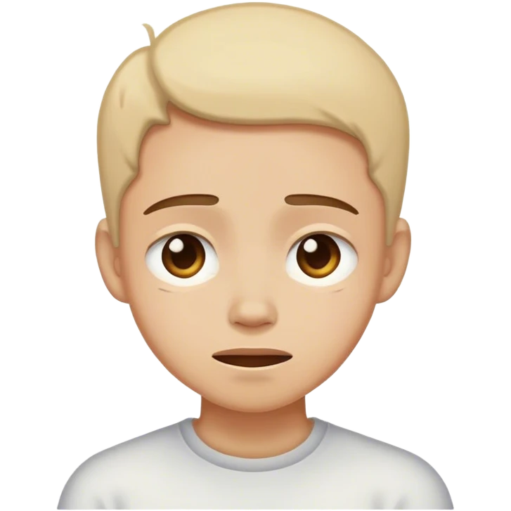 Sad and happy emoji