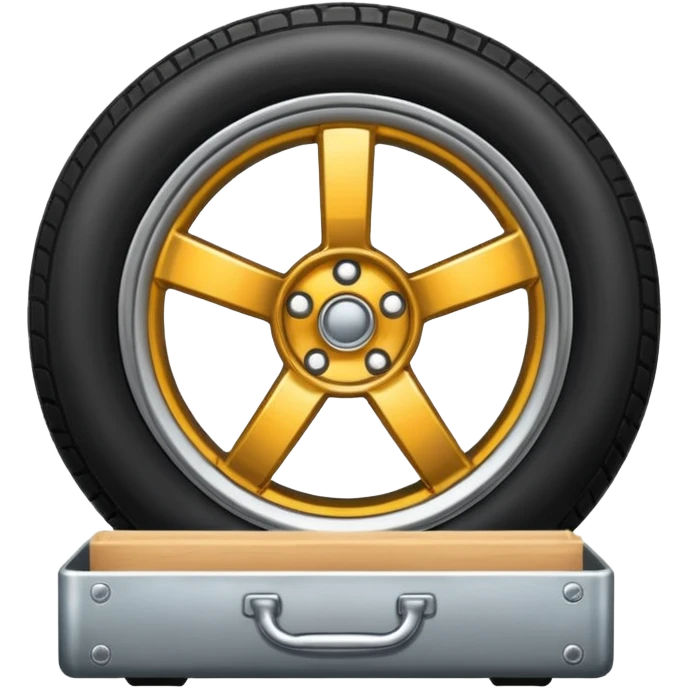 generate me a repair kit with a wheel emoji
