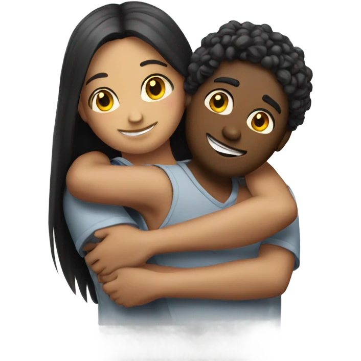 Best friends hugging emoji