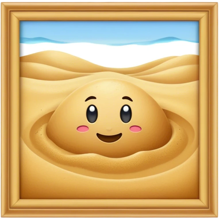 Sand emoji