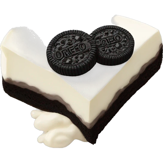 Oreo cheesecake  emoji