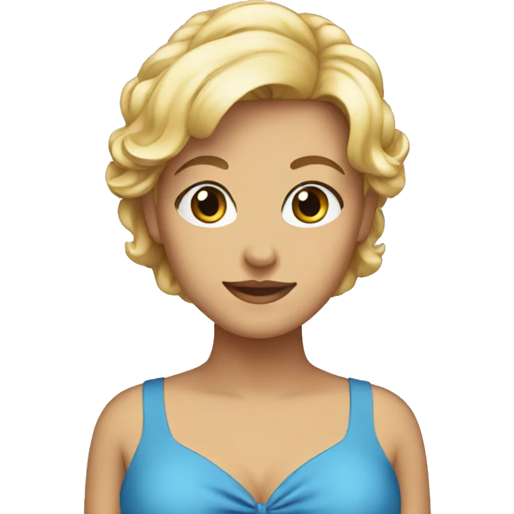 BLUE DRESSS emoji