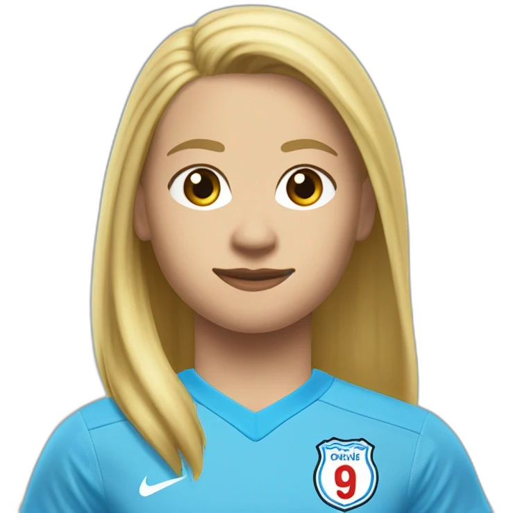 sky blue jersey number 9 name haaland emoji