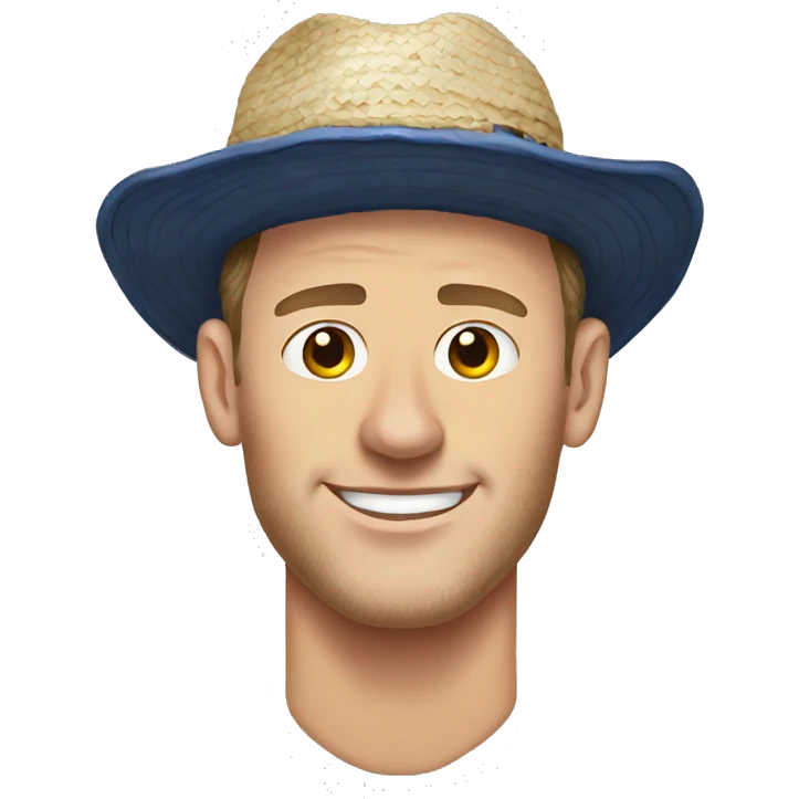 Jonathan Toews as beach bum emoji