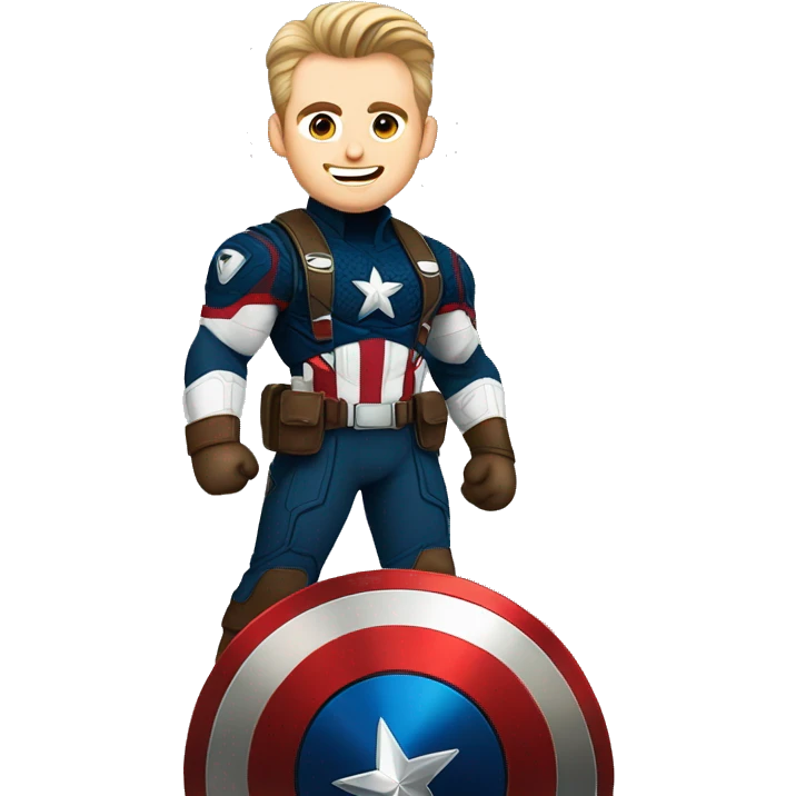 Chris evans as captain america emoji