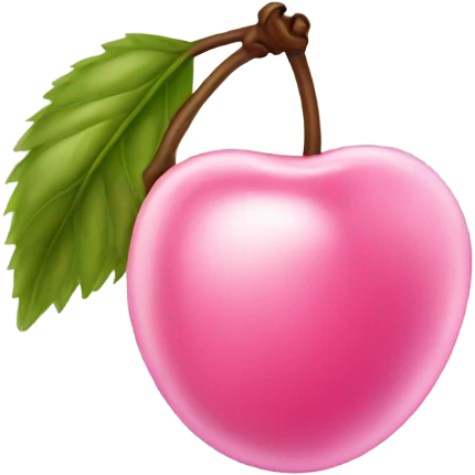 soft pink cherry  emoji
