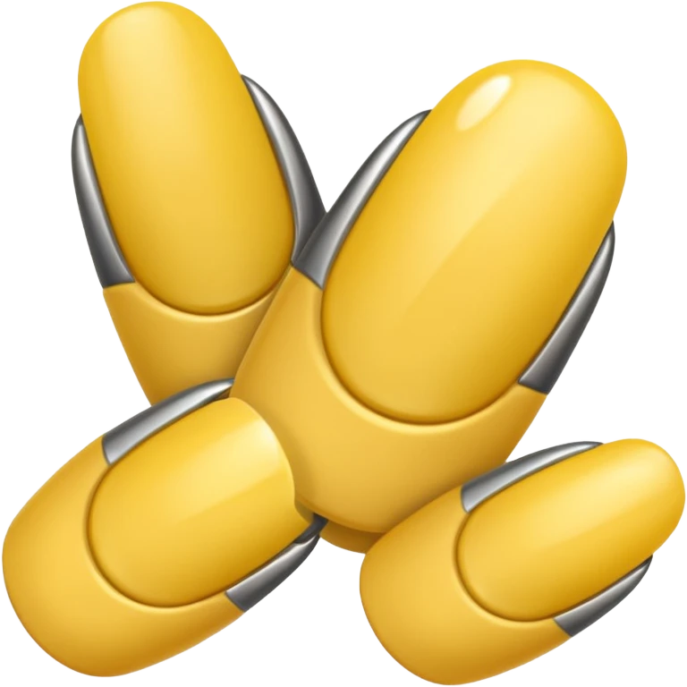 Uñas amarillas  emoji
