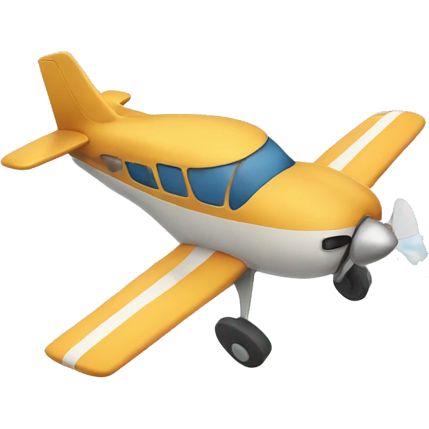 Cat flying a plane emoji