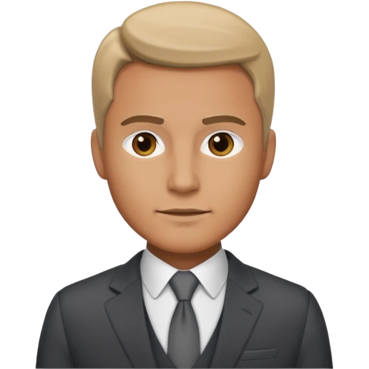 man with suit emoji