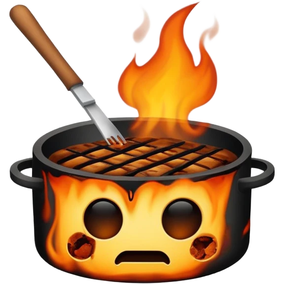 meal burnt emoji