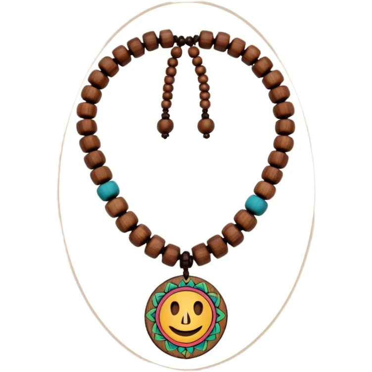 hippie necklace emoji