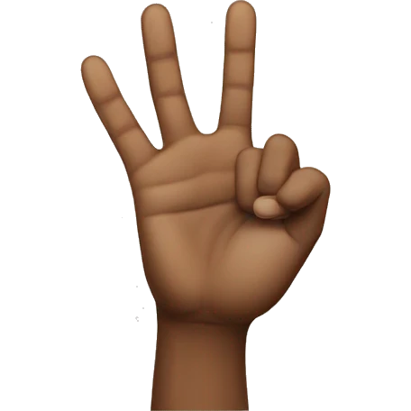 Hand sign west side emoji
