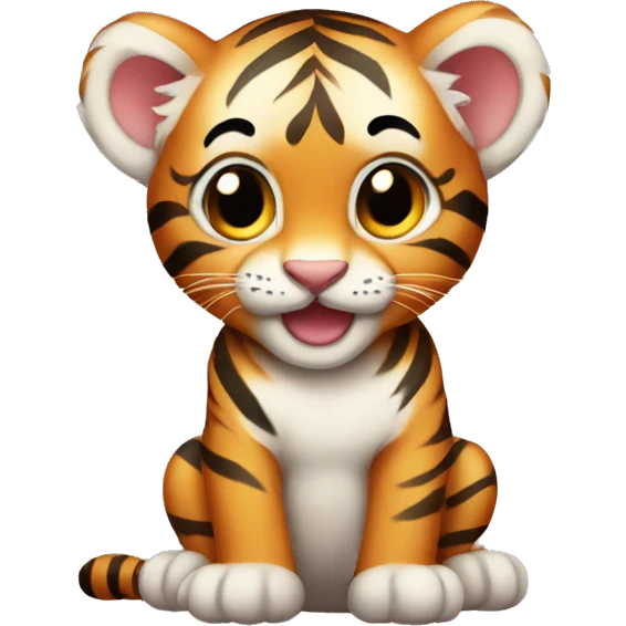 Baby tiger emoji