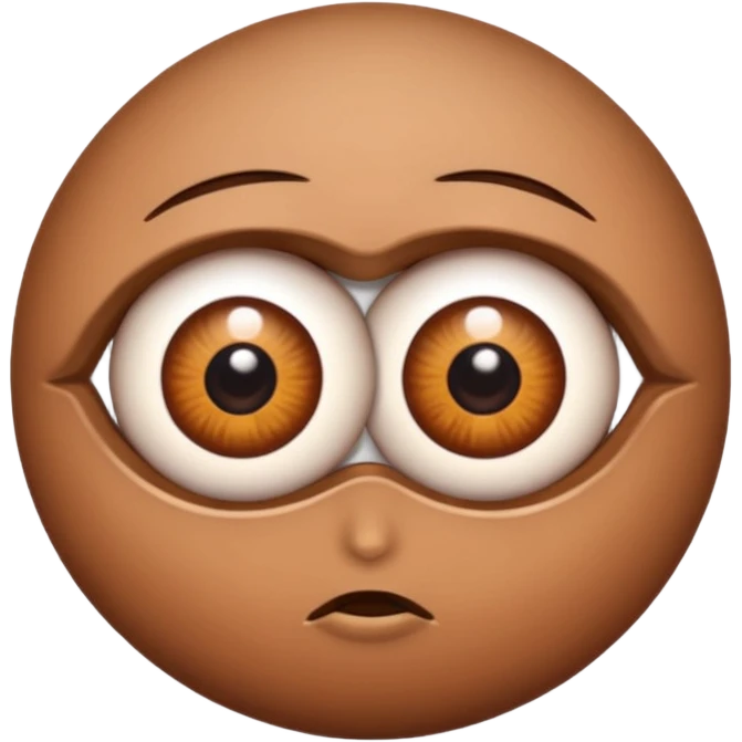 eye balls looking to the left emoji