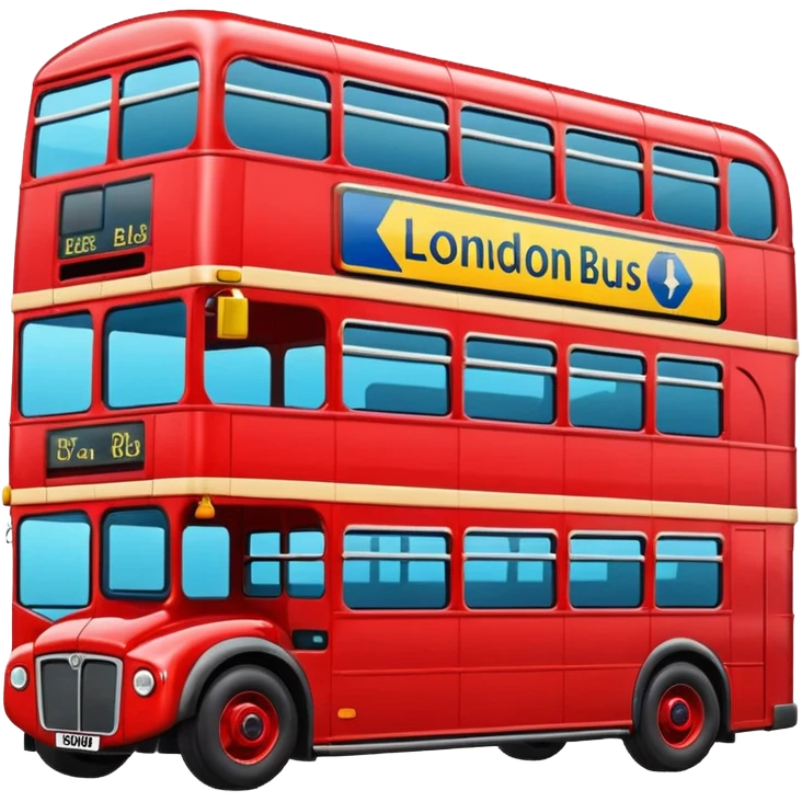 London red bus emoji