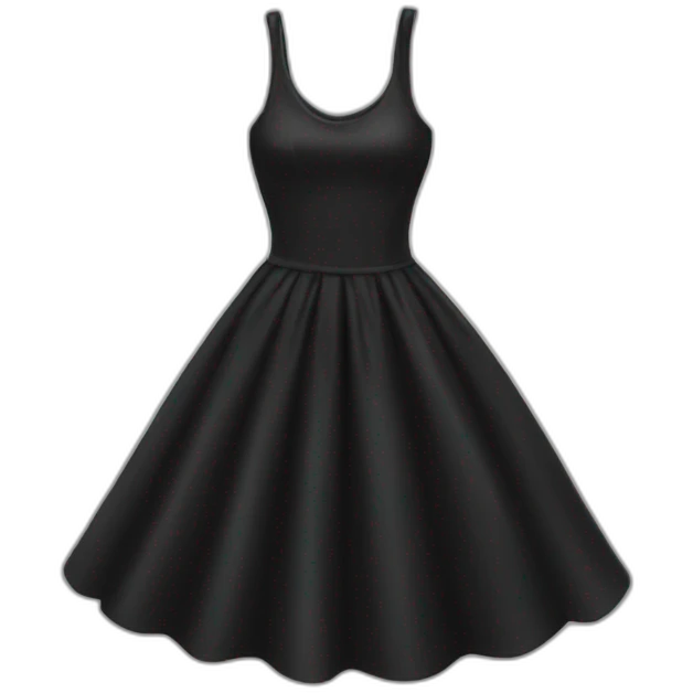 Vestido negro emoji