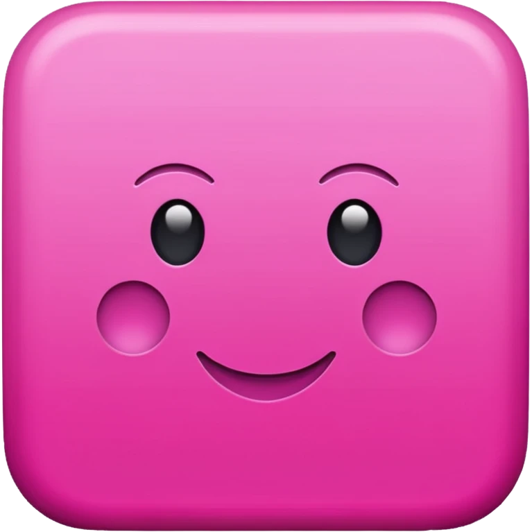 Pink Square emoji