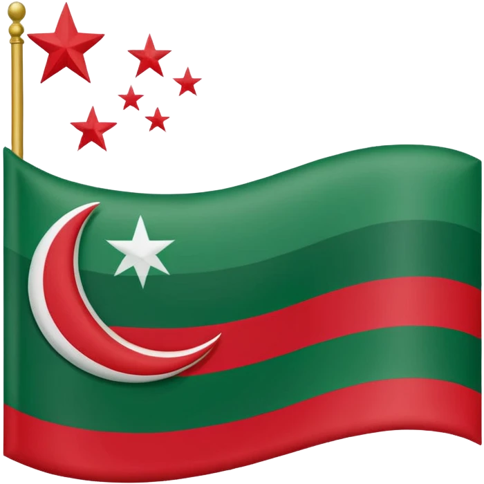 Drapeau de la Tchétchénie  emoji