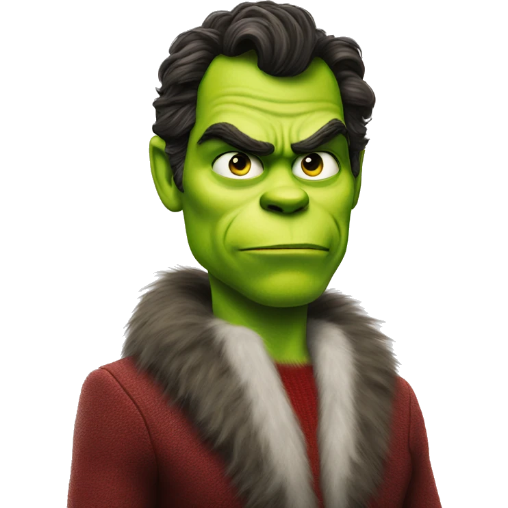 henry cavill as grinch emoji