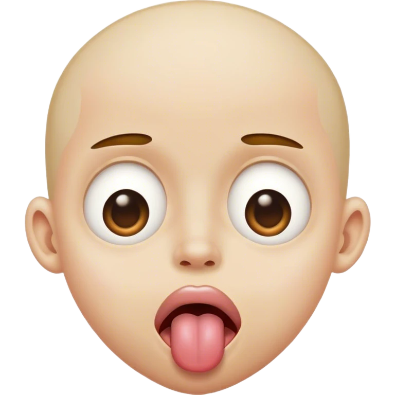 cross eyed with tongue out emoji