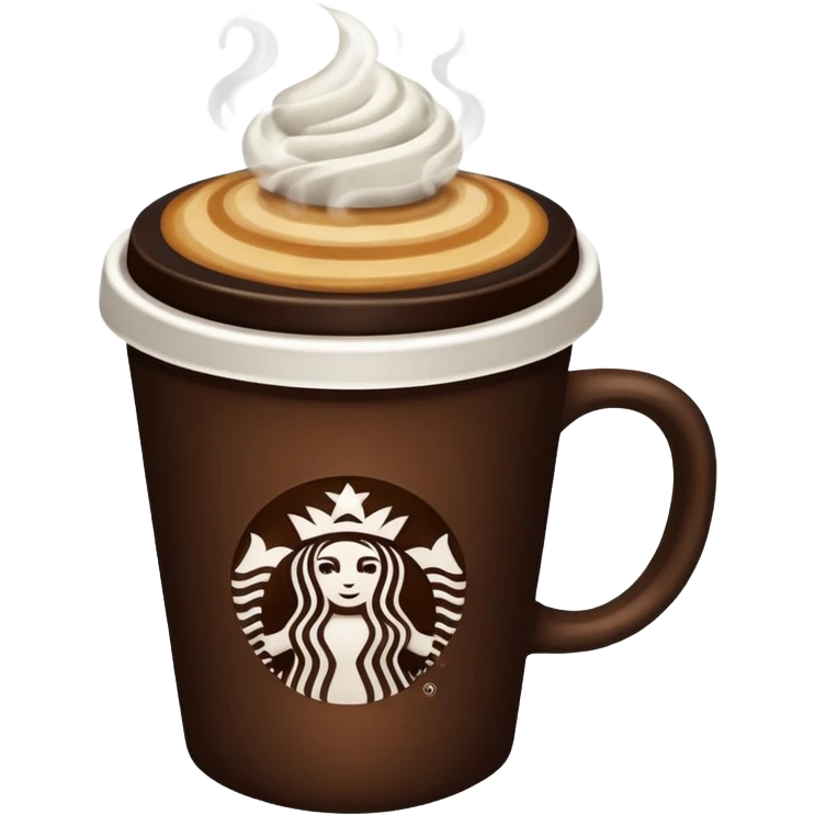 Starbucks coffee emoji