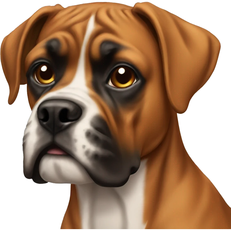 Boxer dog emoji