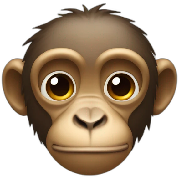 monkey with fade emoji