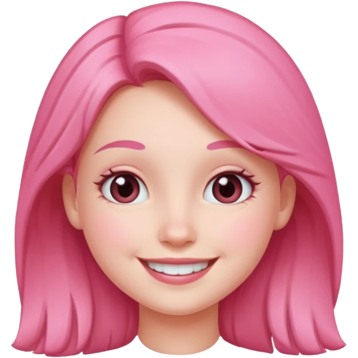 Pink girl emoji
