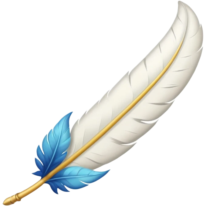 Une plume à écrire emoji