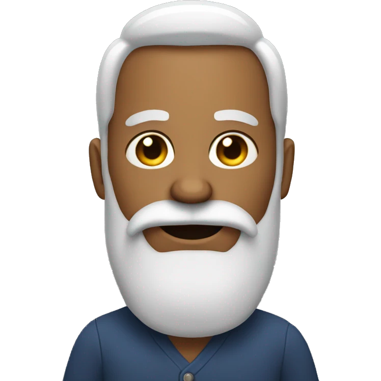 man with big beard emoji