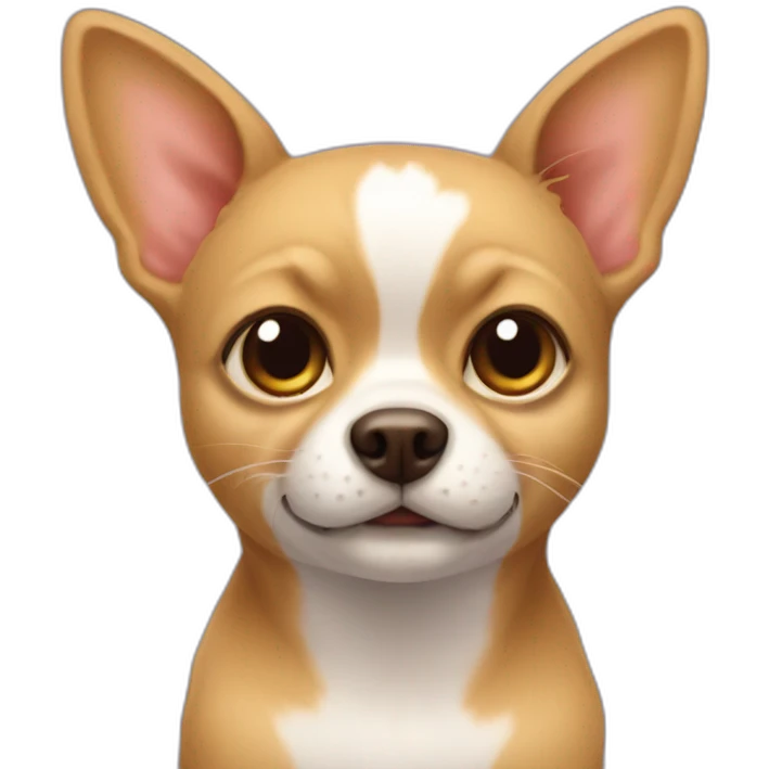 Chiwawa et chat emoji