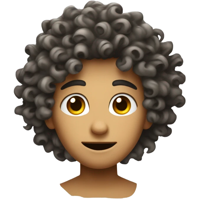 Heartless curls  emoji