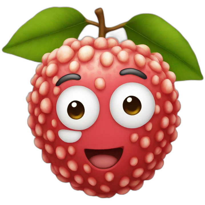 Litchi  emoji