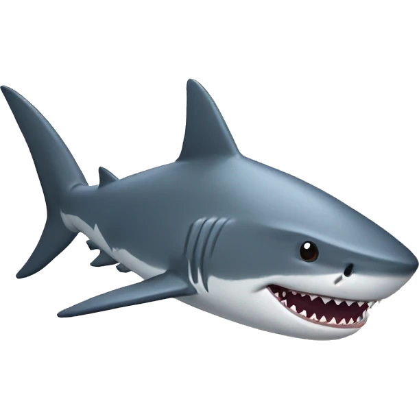 Shark courier emoji