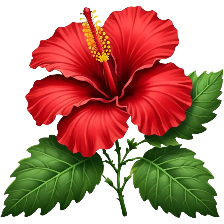 hibiscus emoji