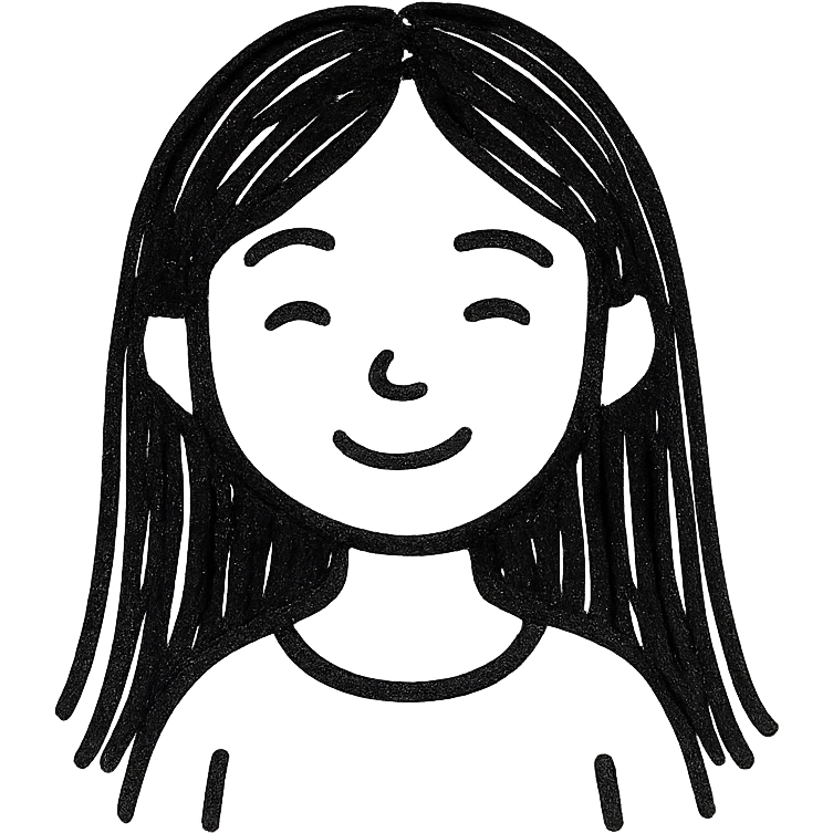 A girl with long black hair and fair skin emoji